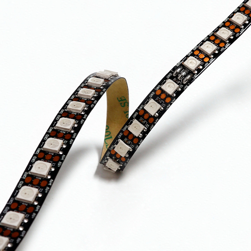 5V 96LED/m WS2812B SK6812 RGB LED Strip, 10mm Black Bare PCB,Whymelighting – Pro LED Strips & Diffused Blocks, Factory Direct,5V 96LED/m WS2812B SK6812 RGB LED Strip, 10mm Black Bare PCB