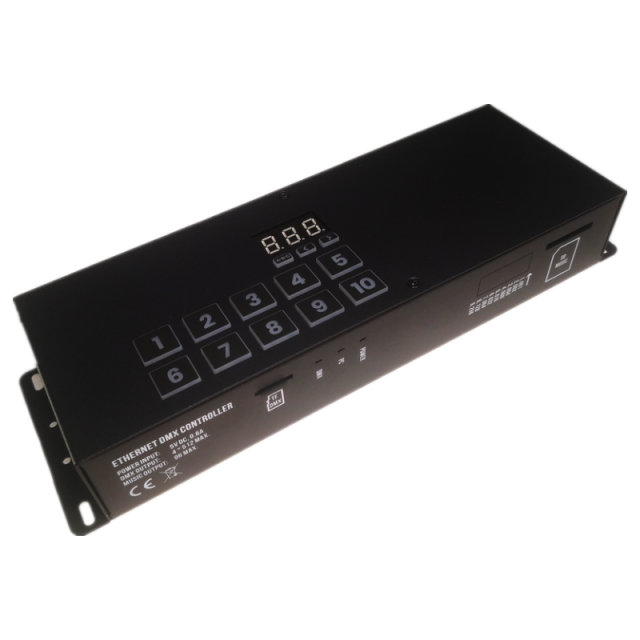 CQ-CE42 Rack-Mount DMX Controller, 2-4x512ch, 10-Key, NSA Engine,Whymelighting – Pro LED Strips & Diffused Blocks, Factory Direct,CQ-CE42 Rack-Mount DMX Controller, 2-4x512ch, 10-Key, NSA Engine