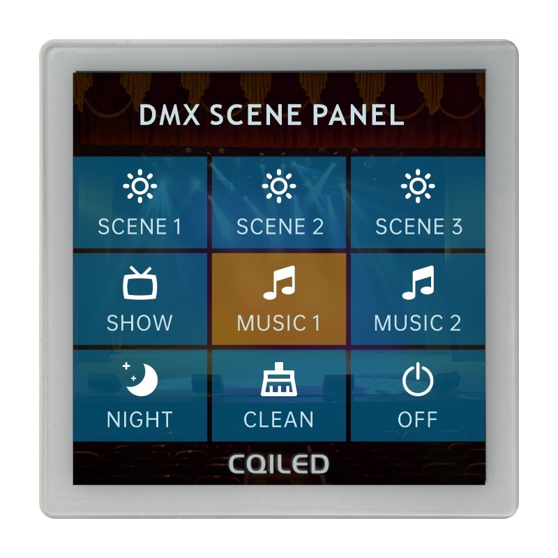4" Android Smart Scene Panel, UDP/RS485, WiFi/Ethernet, 86 Box,Whymelighting – Pro LED Strips & Diffused Blocks, Factory Direct,4" Android Smart Scene Panel, UDP/RS485, WiFi/Ethernet, 86 Box