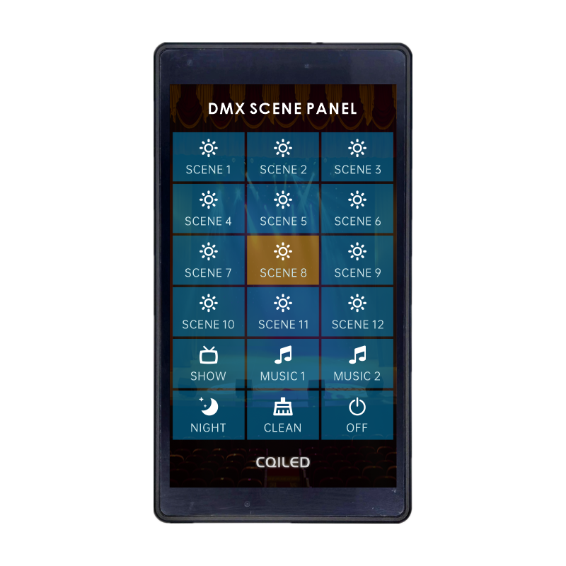 5" DMX Scene Panel, PoE, UDP/OSC, RGBW/CCT, 86/Gang Box,Whymelighting – Pro LED Strips & Diffused Blocks, Factory Direct,5" DMX Scene Panel, PoE, UDP/OSC, RGBW/CCT, 86/Gang Box