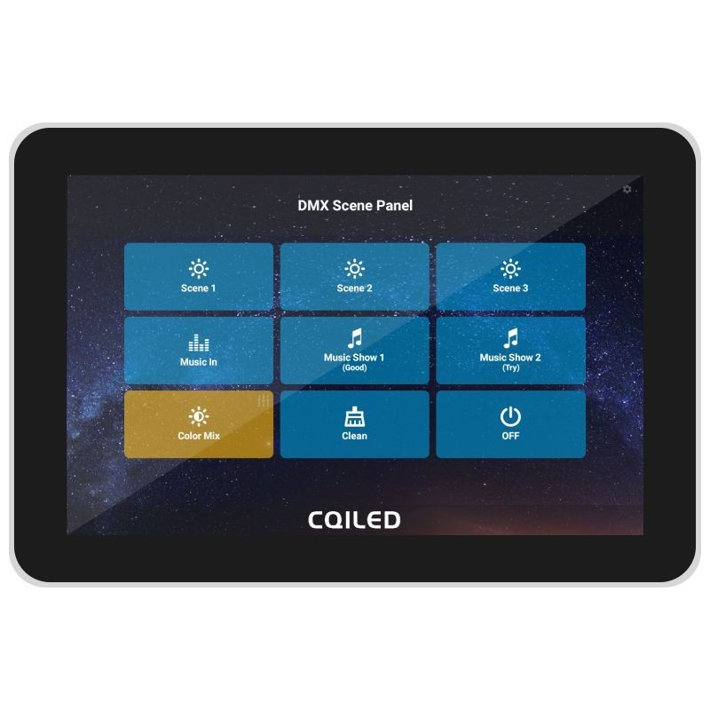 10" PoE Smart Scene Panel, UDP/OSC, DMX Control, 86/Gang Box,Whymelighting – Pro LED Strips & Diffused Blocks, Factory Direct,10" PoE Smart Scene Panel, UDP/OSC, DMX Control, 86/Gang Box