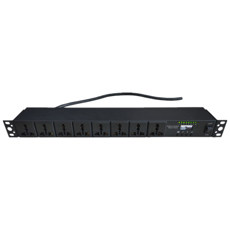 DMX-PM08R 8-Ch DMX512 Power Sequencer, 100-240V, 1U Rack Mount,Whymelighting – Pro LED Strips & Diffused Blocks, Factory Direct,DMX-PM08R 8-Ch DMX512 Power Sequencer, 100-240V, 1U Rack Mount