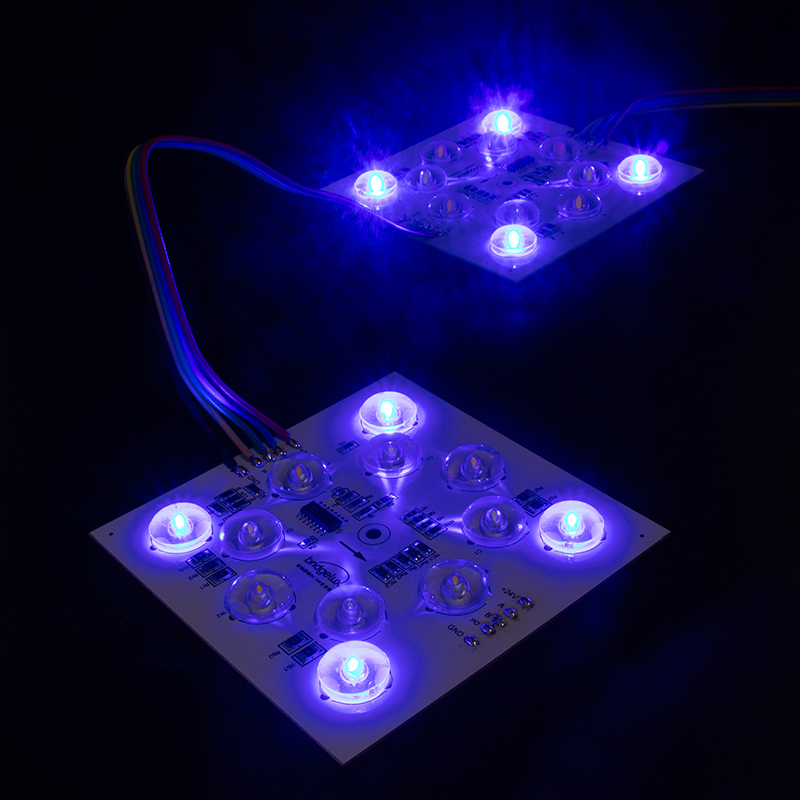 90mm 24V RGBCW DMX Block  UCS512G6  4RGB+4WW+4CW,Whymelighting – Pro LED Strips & Diffused Blocks, Factory Direct,90mm 24V RGBCW DMX Block  UCS512G6  4RGB+4WW+4CW
