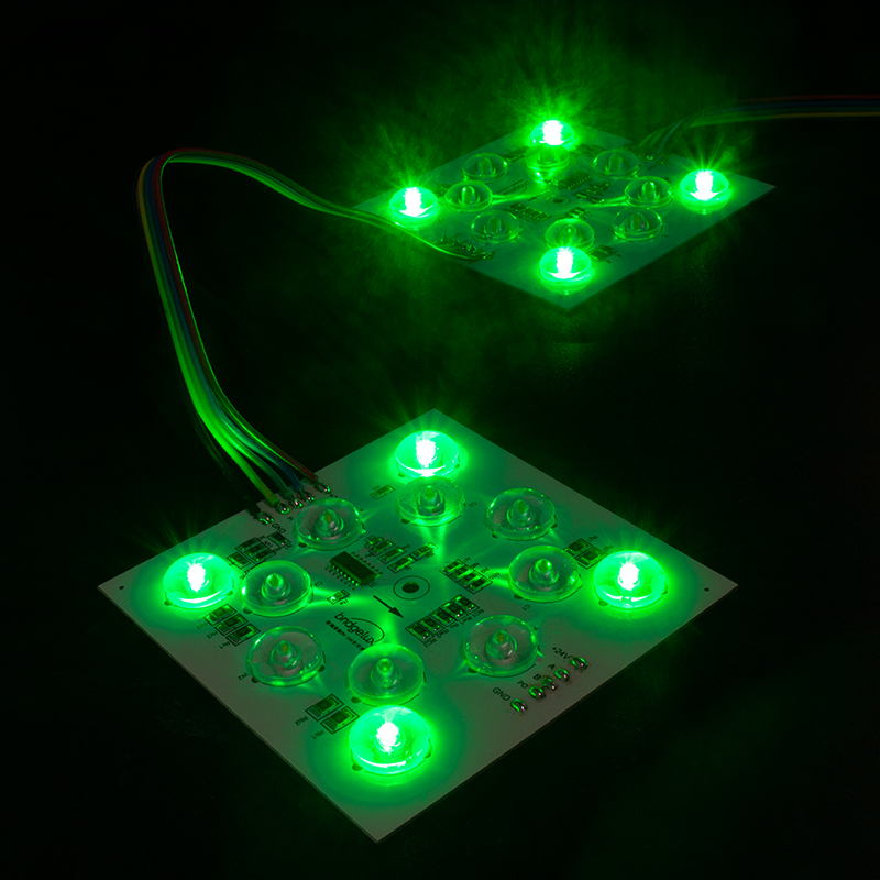 90mm 24V RGBCW DMX Block  UCS512G6  4RGB+4WW+4CW,Whymelighting – Pro LED Strips & Diffused Blocks, Factory Direct,90mm 24V RGBCW DMX Block  UCS512G6  4RGB+4WW+4CW