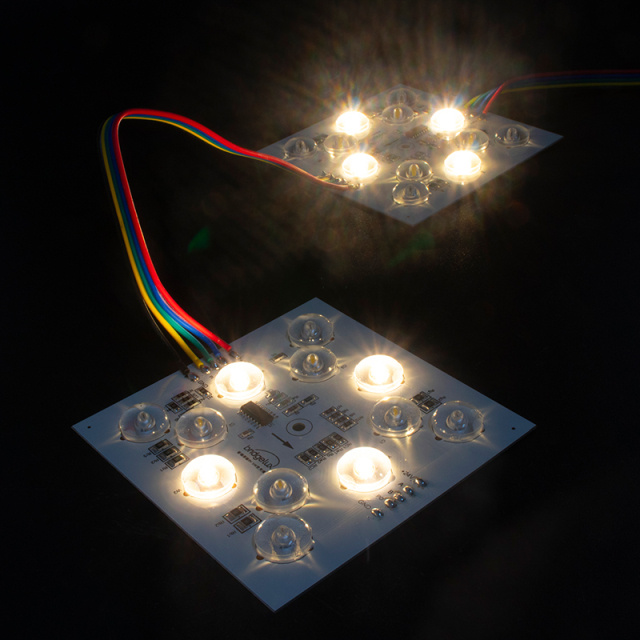 90mm 24V RGBCW DMX Block  UCS512G6  4RGB+4WW+4CW,Whymelighting – Pro LED Strips & Diffused Blocks, Factory Direct,90mm 24V RGBCW DMX Block  UCS512G6  4RGB+4WW+4CW