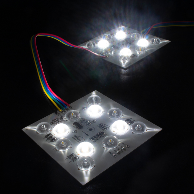 90mm 24V RGBCW DMX Block  UCS512G6  4RGB+4WW+4CW,Whymelighting – Pro LED Strips & Diffused Blocks, Factory Direct,90mm 24V RGBCW DMX Block  UCS512G6  4RGB+4WW+4CW
