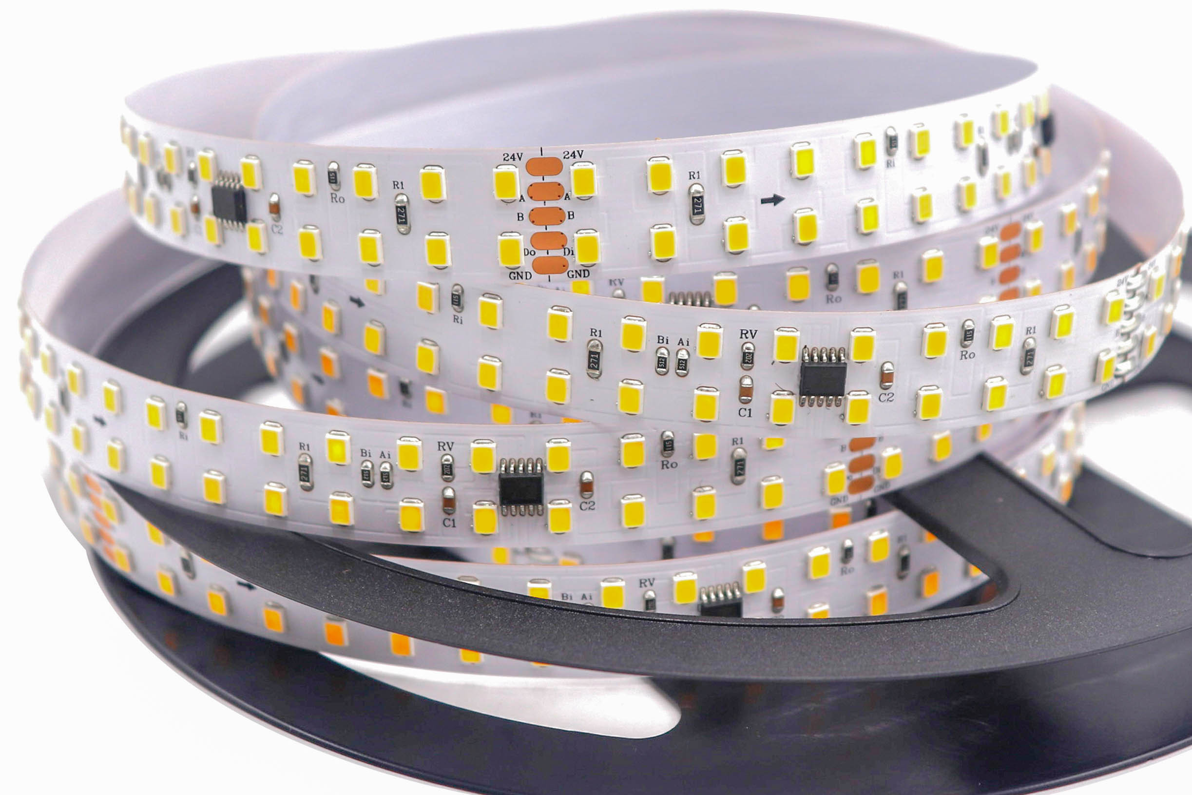 24V 2835 White DMX Strip, 240LED/m, 8px, Double Row, UCS512H5L,Whymelighting – Pro LED Strips & Diffused Blocks, Factory Direct,24V 2835 White DMX Strip, 240LED/m, 8px, Double Row, UCS512H5L