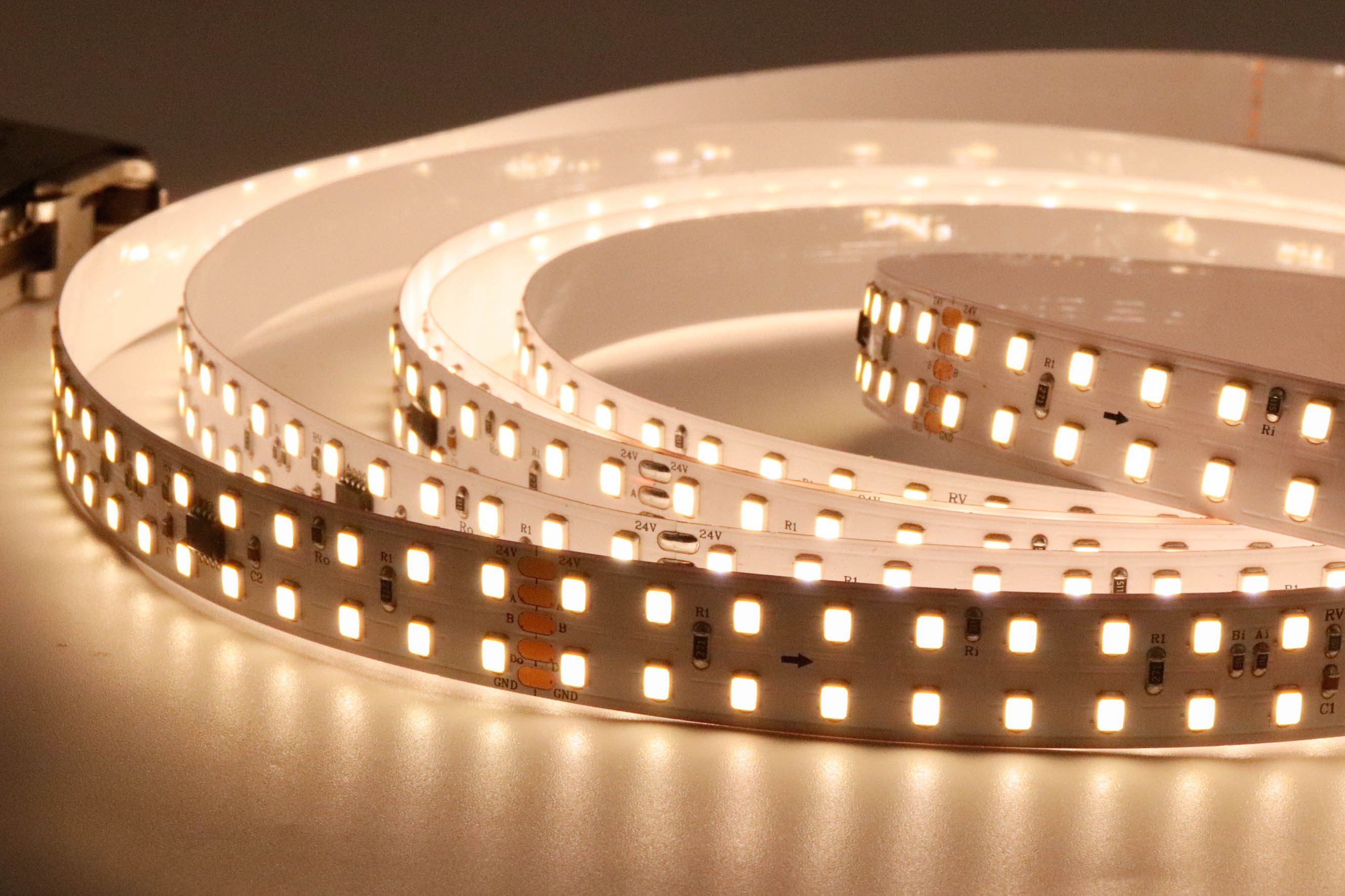 24V 2835 White DMX Strip, 240LED/m, 8px, Double Row, UCS512H5L,Whymelighting – Pro LED Strips & Diffused Blocks, Factory Direct,24V 2835 White DMX Strip, 240LED/m, 8px, Double Row, UCS512H5L