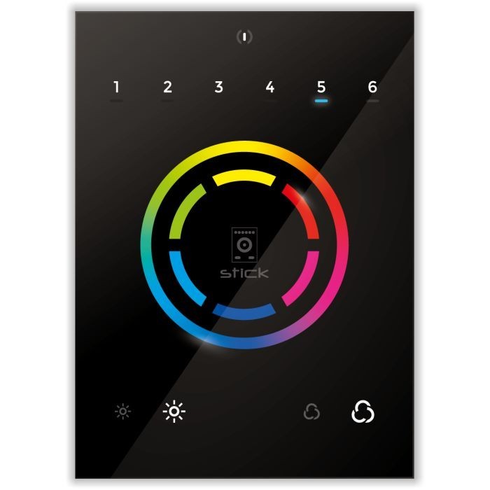 STICK-CW4 WiFi Touch DMX Panel, 2x512ch, 6 Keys, 86 Box,Whymelighting – Pro LED Strips & Diffused Blocks, Factory Direct,STICK-CW4 WiFi Touch DMX Panel, 2x512ch, 6 Keys, 86 Box