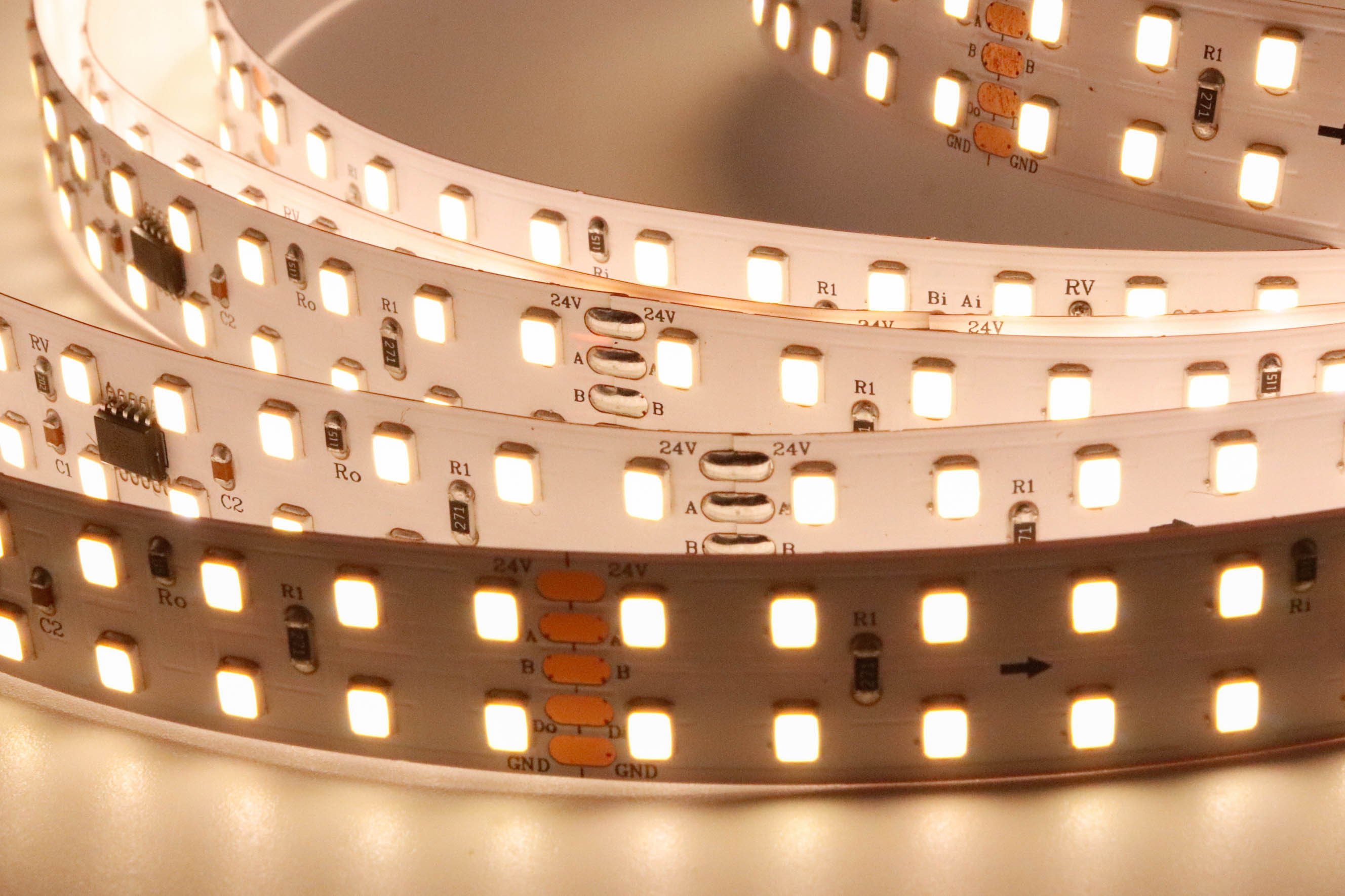24V 2835 White DMX Strip, 240LED/m, 8px, Double Row, UCS512H5L,Whymelighting – Pro LED Strips & Diffused Blocks, Factory Direct,24V 2835 White DMX Strip, 240LED/m, 8px, Double Row, UCS512H5L