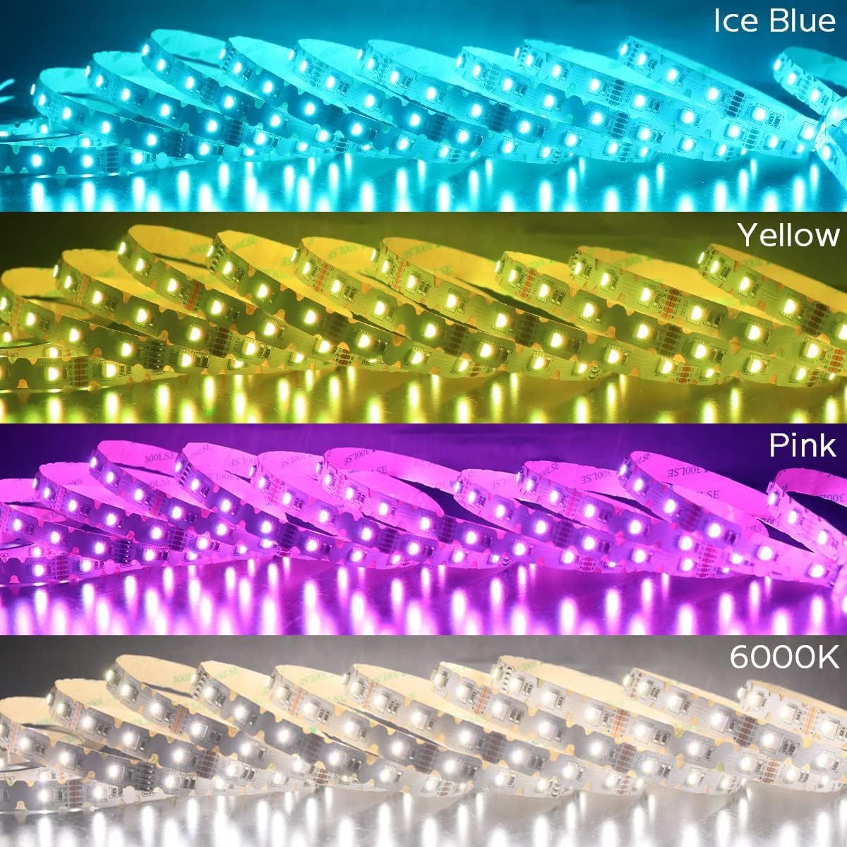 12V S-Shape RGBW LED Strip 5050 4-in-1 6000K,,Whymelighting – Pro LED Strips & Diffused Blocks, Factory Direct,12V S-Shape RGBW LED Strip 5050 4-in-1 6000K,