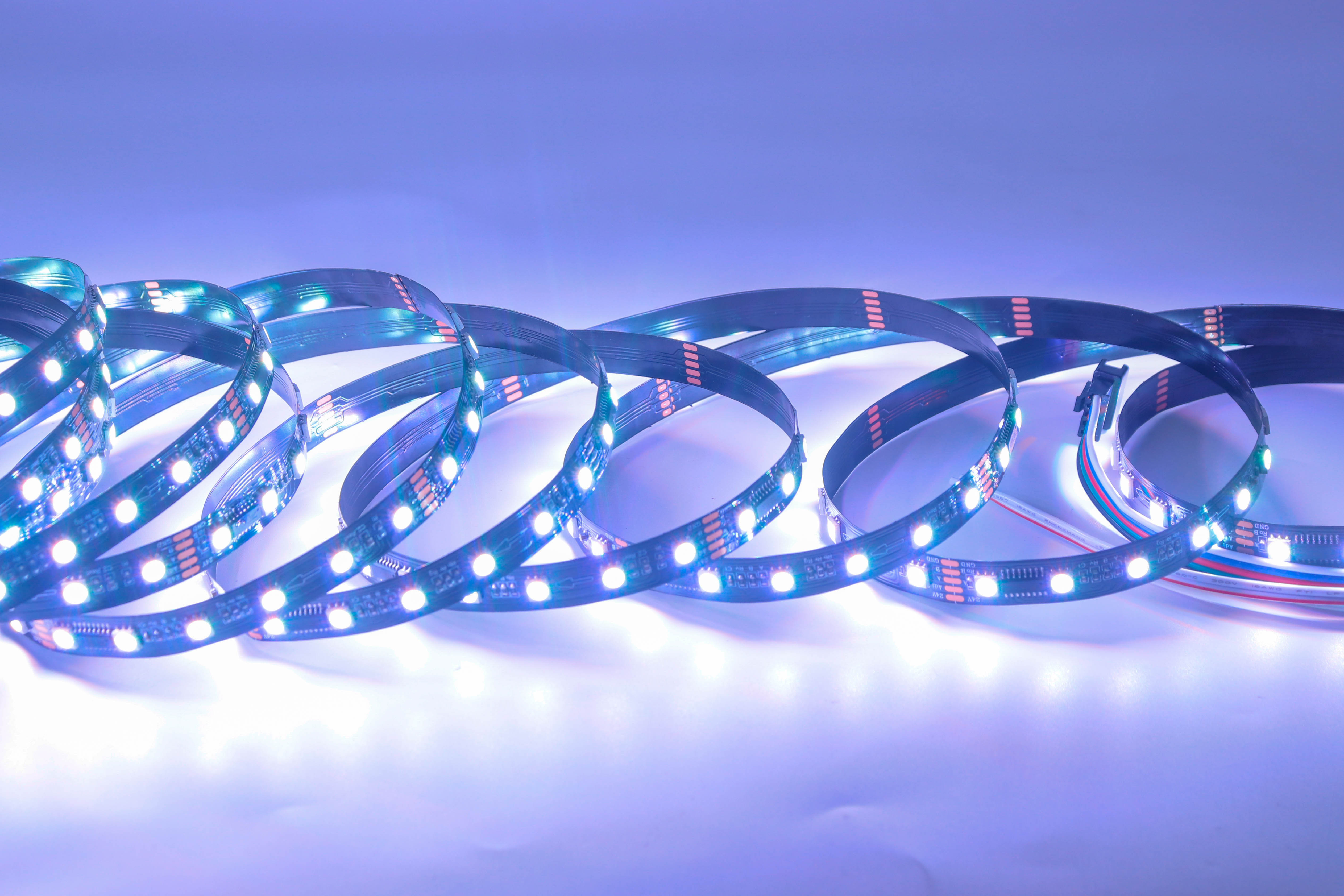 24V 5050 RGB DMX Strip, UCS512C4, 60LED/m, 10px, 12mm,Whymelighting – Pro LED Strips & Diffused Blocks, Factory Direct,24V 5050 RGB DMX Strip, UCS512C4, 60LED/m, 10px, 12mm