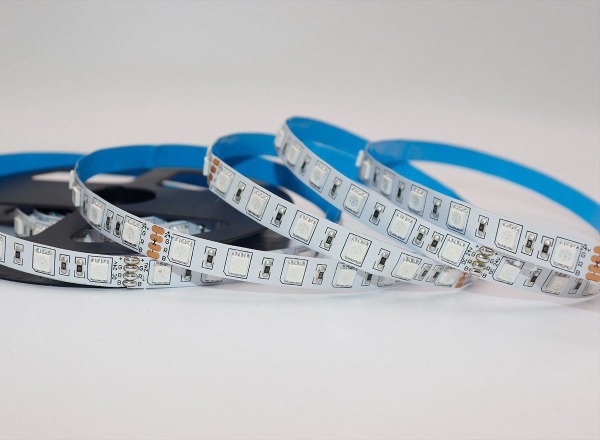 24V 5050 RGB LED Strip Light 60LED/m Color Changing Flexible Tape Rainbow,Whymelighting – Pro LED Strips & Diffused Blocks, Factory Direct,24V 5050 RGB LED Strip Light 60LED/m Color Changing Flexible Tape Rainbow