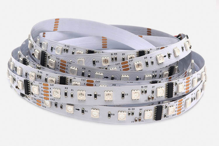 24V SM18512P 5050 RGB Dream Color LED Strip 60 LEDs/ 10 Addressable Pixels,Whymelighting – Pro LED Strips & Diffused Blocks, Factory Direct,24V SM18512P 5050 RGB Dream Color LED Strip 60 LEDs/ 10 Addressable Pixels