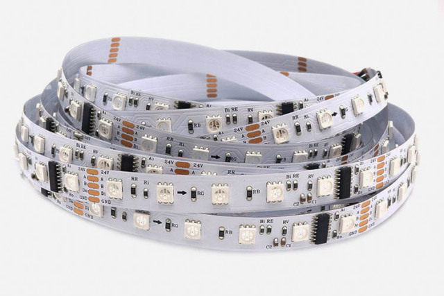 24V SM18512P 5050 RGB Dream Color LED Strip 60 LEDs/ 10 Addressable Pixels,Whymelighting – Pro LED Strips & Diffused Blocks, Factory Direct,24V SM18512P 5050 RGB Dream Color LED Strip 60 LEDs/ 10 Addressable Pixels
