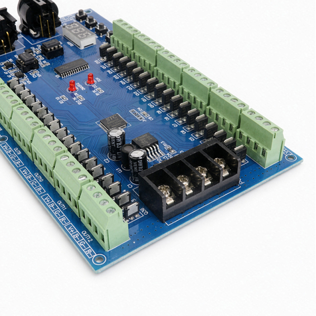 36-Channel DMX512 LED Decoder Bare Board Constant Voltage PWM DMX Controller,Whymelighting – Pro LED Strips & Diffused Blocks, Factory Direct,36-Channel DMX512 LED Decoder Bare Board Constant Voltage PWM DMX Controller