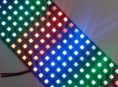 DC5V SK6812 8×32 RGB LED Matrix Pane 256 Flexible Pixel Screen Display,Whymelighting – Pro LED Strips & Diffused Blocks, Factory Direct,DC5V SK6812 8×32 RGB LED Matrix Pane 256 Flexible Pixel Screen Display