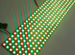 DC5V SK6812 8×32 RGB LED Matrix Pane 256 Flexible Pixel Screen Display,Whymelighting – Pro LED Strips & Diffused Blocks, Factory Direct,DC5V SK6812 8×32 RGB LED Matrix Pane 256 Flexible Pixel Screen Display