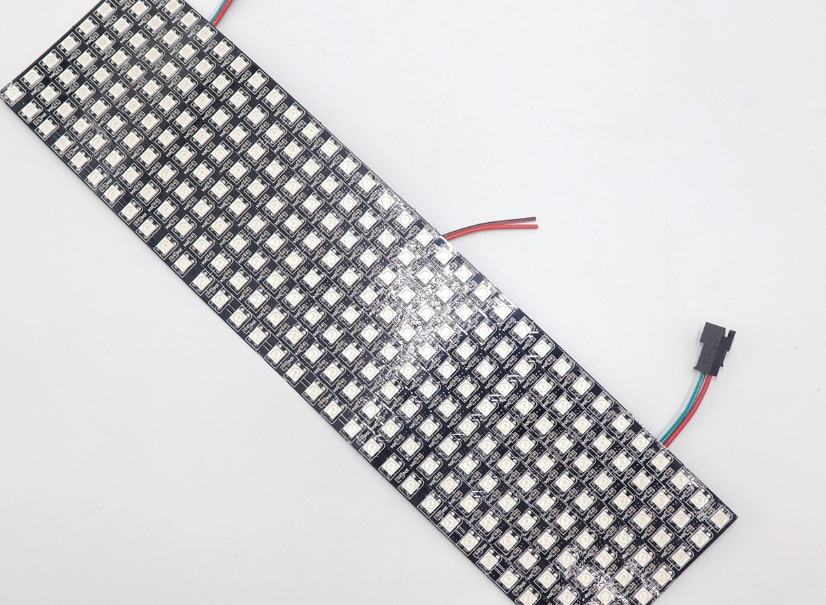 DC5V SK6812 8×32 RGB LED Matrix Pane 256 Flexible Pixel Screen Display,Whymelighting – Pro LED Strips & Diffused Blocks, Factory Direct,DC5V SK6812 8×32 RGB LED Matrix Pane 256 Flexible Pixel Screen Display