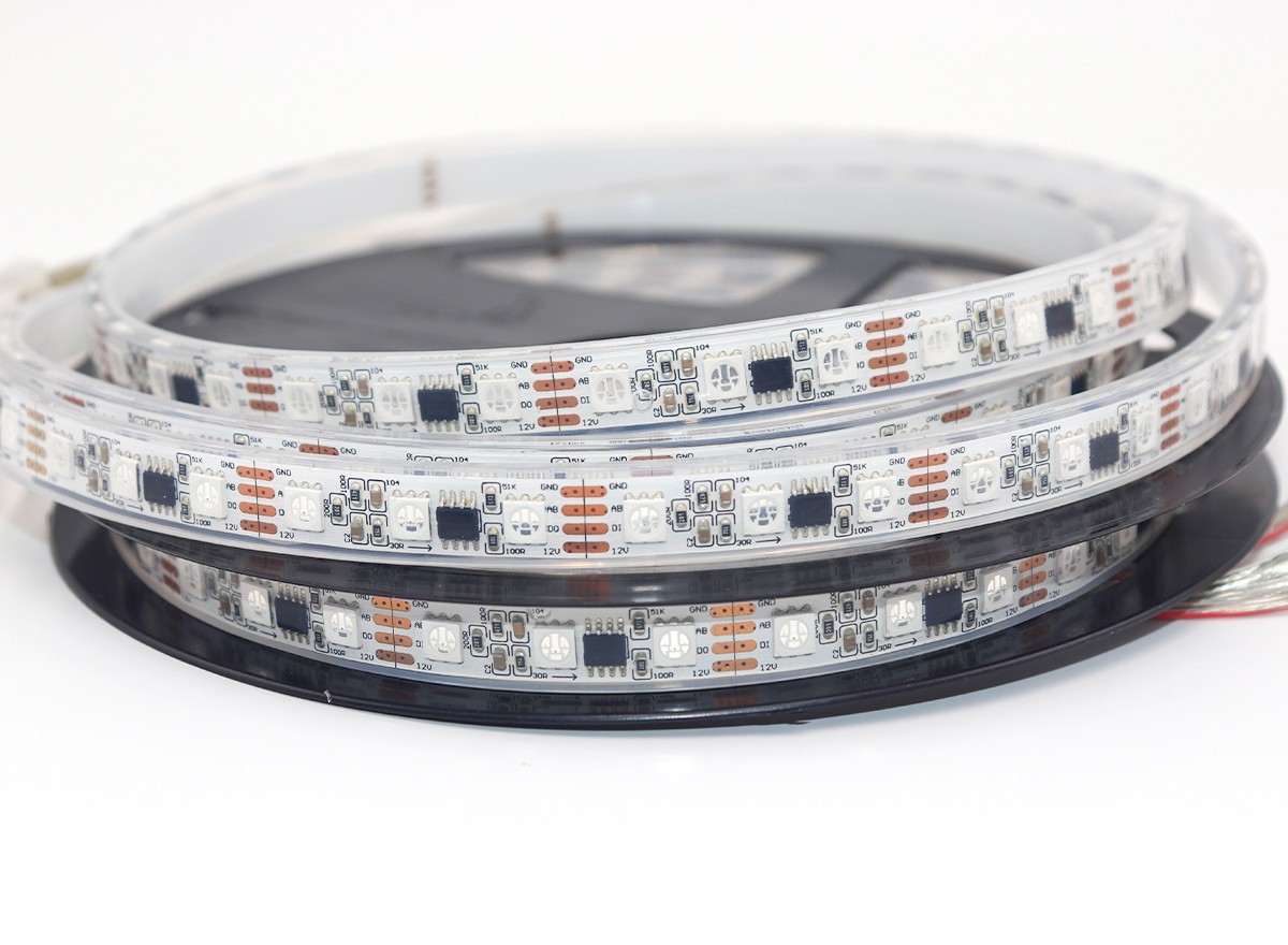 UCS512B3 5050 RGB LED Strip 24Pixel 72 LEDs 12V DMX512 Addressable 10MM,Whymelighting – Pro LED Strips & Diffused Blocks, Factory Direct,UCS512B3 5050 RGB LED Strip 24Pixel 72 LEDs 12V DMX512 Addressable 10MM