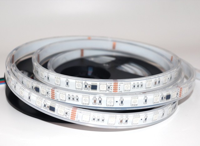 UCS512H4L 5050 RGB LED Strip 8-Pixel 48 LEDs 24V DMX512 Addressable10MM,Whymelighting – Pro LED Strips & Diffused Blocks, Factory Direct,UCS512H4L 5050 RGB LED Strip 8-Pixel 48 LEDs 24V DMX512 Addressable10MM