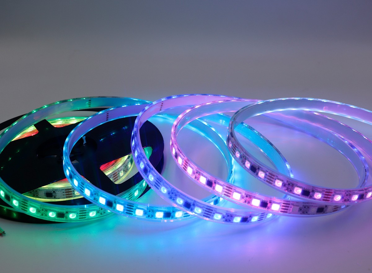 UCS512B3 5050 RGB LED Strip 24Pixel 72 LEDs 12V DMX512 Addressable 10MM,Whymelighting – Pro LED Strips & Diffused Blocks, Factory Direct,UCS512B3 5050 RGB LED Strip 24Pixel 72 LEDs 12V DMX512 Addressable 10MM