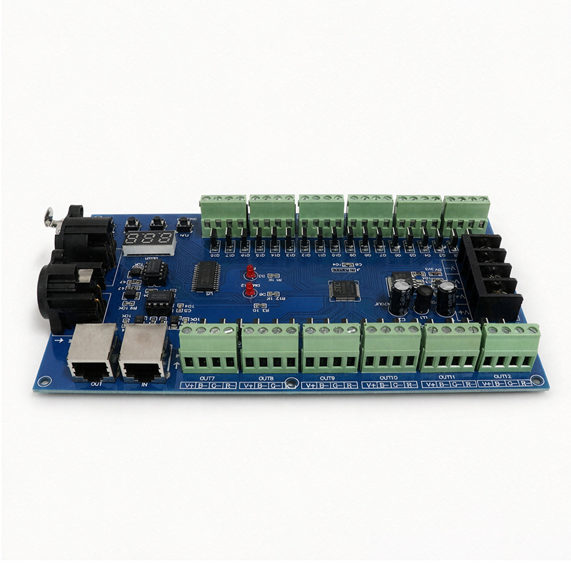 36-Channel DMX512 LED Decoder Bare Board Constant Voltage PWM DMX Controller,Whymelighting – Pro LED Strips & Diffused Blocks, Factory Direct,36-Channel DMX512 LED Decoder Bare Board Constant Voltage PWM DMX Controller