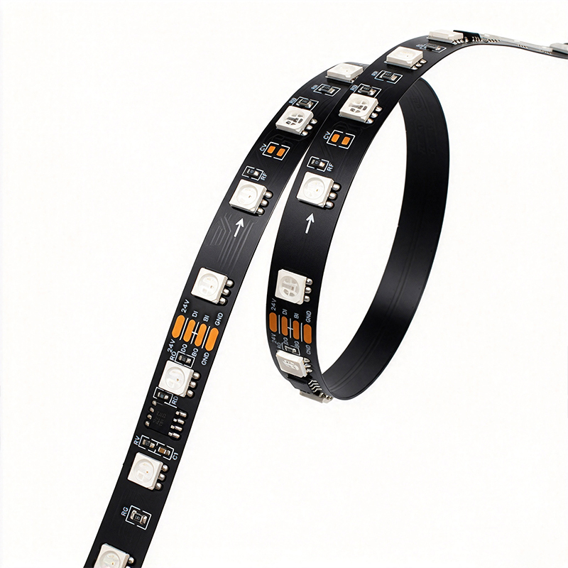 DC24V TM1934 Addressable RGB LED Strip SMD 5050 60LEDs/m 10 Pixels 10mm,Whymelighting – Pro LED Strips & Diffused Blocks, Factory Direct,DC24V TM1934 Addressable RGB LED Strip SMD 5050 60LEDs/m 10 Pixels 10mm