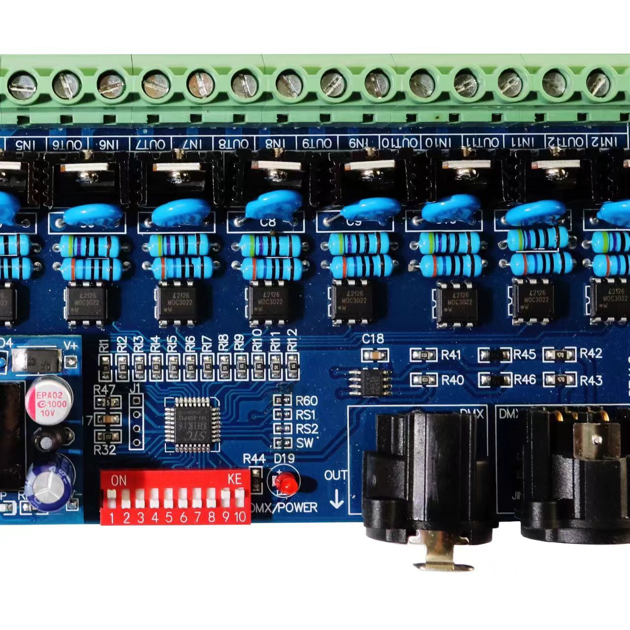 12-Channel DMX512 Triac Dimmer Pack AC110-220V / AC380V Digital Silicon Box,Whymelighting – Pro LED Strips & Diffused Blocks, Factory Direct,12-Channel DMX512 Triac Dimmer Pack AC110-220V / AC380V Digital Silicon Box