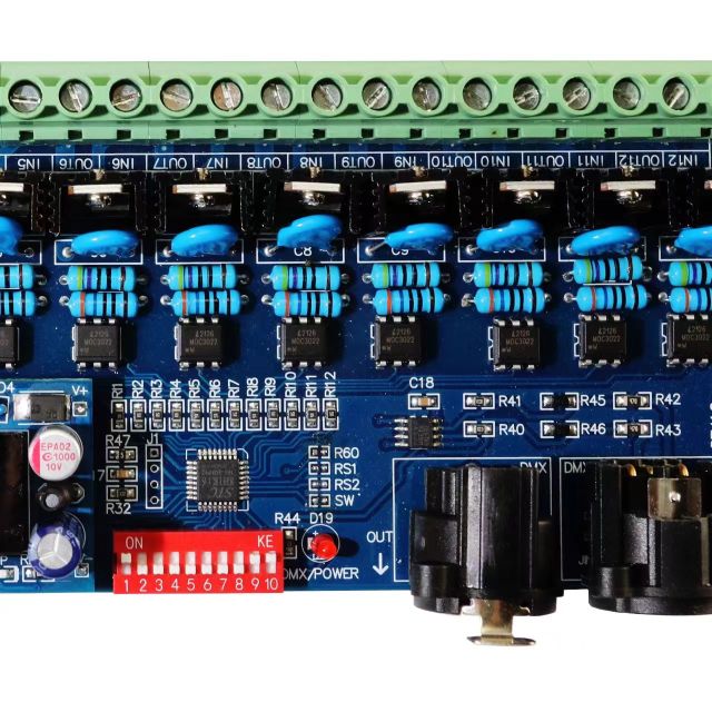 12-Channel DMX512 Triac Dimmer Pack AC110-220V / AC380V Digital Silicon Box,Whymelighting – Pro LED Strips & Diffused Blocks, Factory Direct,12-Channel DMX512 Triac Dimmer Pack AC110-220V / AC380V Digital Silicon Box