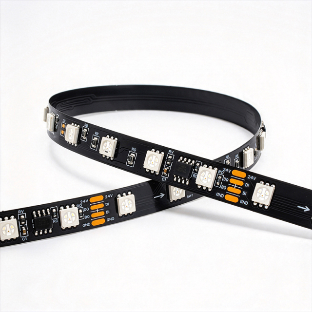 DC24V TM1934 Addressable RGB LED Strip SMD 5050 60LEDs/m 10 Pixels 10mm,Whymelighting – Pro LED Strips & Diffused Blocks, Factory Direct,DC24V TM1934 Addressable RGB LED Strip SMD 5050 60LEDs/m 10 Pixels 10mm