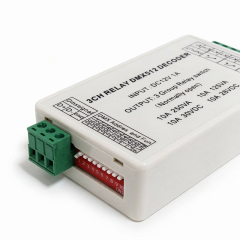 3-Channel DMX512 Relay Switch Controller AC110-220V 3CH 5A Relay AC250V,Whymelighting – Pro LED Strips & Diffused Blocks, Factory Direct,3-Channel DMX512 Relay Switch Controller AC110-220V 3CH 5A Relay AC250V