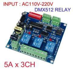 3-Channel DMX512 Relay Switch Controller Board AC110-220V Inputt 3CH 5A Relay,Whymelighting – Pro LED Strips & Diffused Blocks, Factory Direct,3-Channel DMX512 Relay Switch Controller Board AC110-220V Inputt 3CH 5A Relay