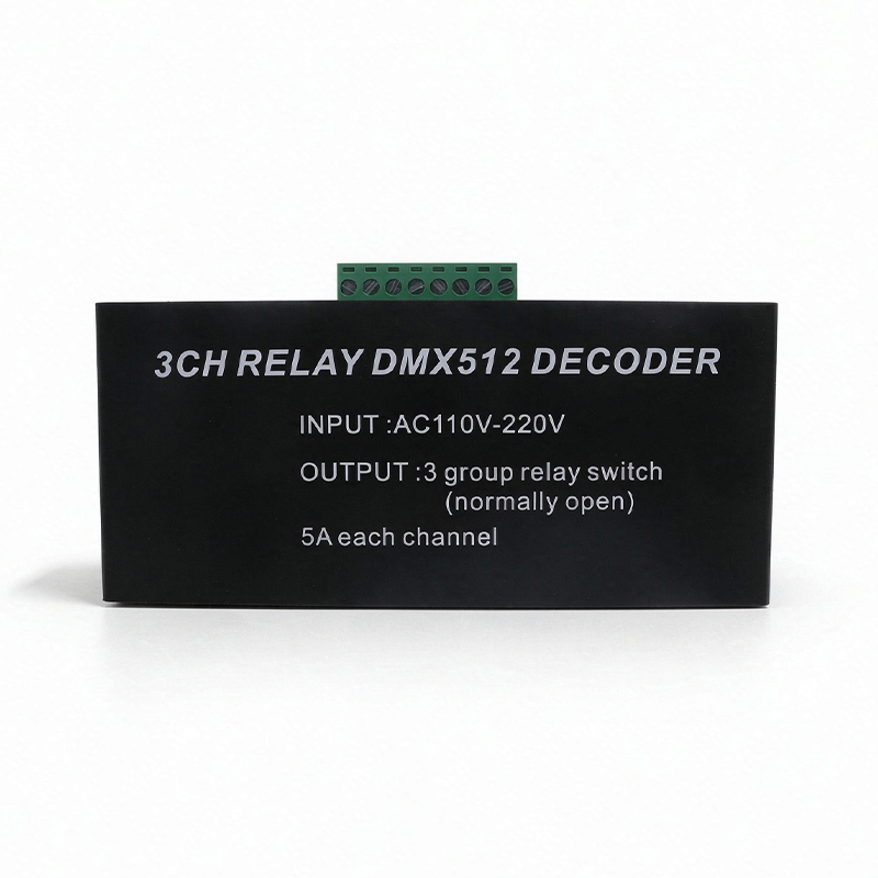3 Channel DMX512 Relay Decoder Controller AC110-220V Input 3-Way 5A Relay Switch,Whymelighting – Pro LED Strips & Diffused Blocks, Factory Direct,3 Channel DMX512 Relay Decoder Controller AC110-220V Input 3-Way 5A Relay Switch