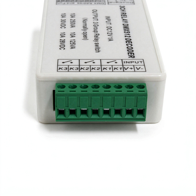 3-Channel DMX512 Relay Switch Controller AC110-220V 3CH 5A Relay AC250V,Whymelighting – Pro LED Strips & Diffused Blocks, Factory Direct,3-Channel DMX512 Relay Switch Controller AC110-220V 3CH 5A Relay AC250V