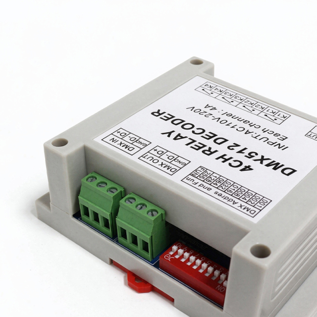 4 Channel DMX512 Relay Switch Controller, AC110-220V Input 4-Way DMX Relay Module,Whymelighting – Pro LED Strips & Diffused Blocks, Factory Direct,4 Channel DMX512 Relay Switch Controller, AC110-220V Input 4-Way DMX Relay Module
