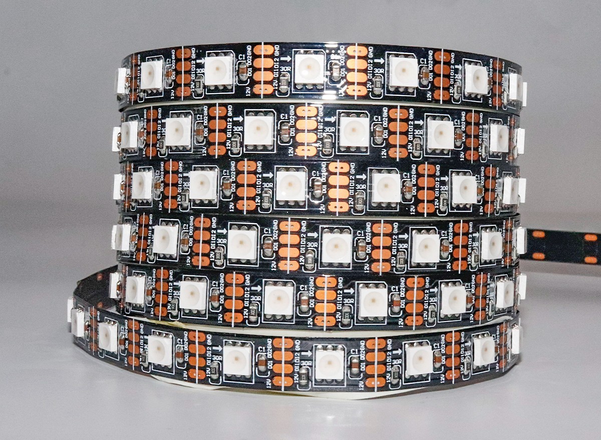 12V GS8208 5050 RGB LED Strip 60LED Individually Addressable Dream Color Tape,Whymelighting – Pro LED Strips & Diffused Blocks, Factory Direct,12V GS8208 5050 RGB LED Strip 60LED Individually Addressable Dream Color Tape