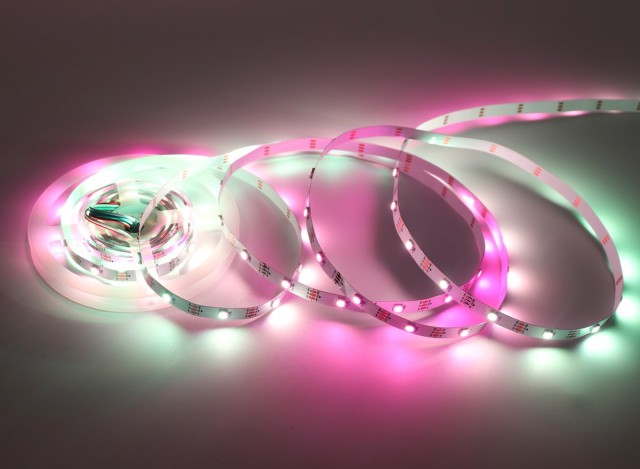 5V WS2812 5050 RGB LED Strip 30LED/m Individually Addressable NeoPixel Tape,Whymelighting – Pro LED Strips & Diffused Blocks, Factory Direct,5V WS2812 5050 RGB LED Strip 30LED/m Individually Addressable NeoPixel Tape
