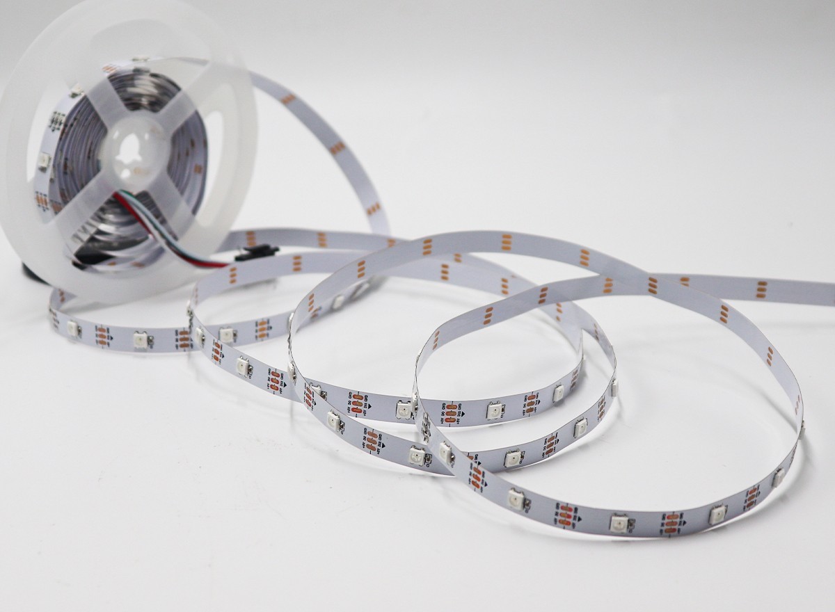 5V WS2812 5050 RGB LED Strip 30LED/m Individually Addressable NeoPixel Tape,Whymelighting – Pro LED Strips & Diffused Blocks, Factory Direct,5V WS2812 5050 RGB LED Strip 30LED/m Individually Addressable NeoPixel Tape