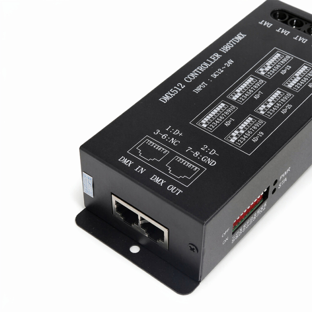 H807DMX DMX512 to SPI Decoder for WS2811 SK6812 Pixel LED,Whymelighting – Pro LED Strips & Diffused Blocks, Factory Direct,H807DMX DMX512 to SPI Decoder for WS2811 SK6812 Pixel LED