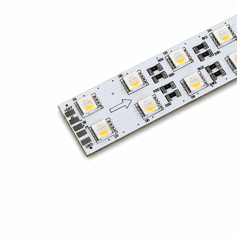 24V DMX512 RGBW Hard Bar 120LED 10Seg 17.5mm UCS512/TM512,Whymelighting – Pro LED Strips & Diffused Blocks, Factory Direct,24V DMX512 RGBW Hard Bar 120LED 10Seg 17.5mm UCS512/TM512
