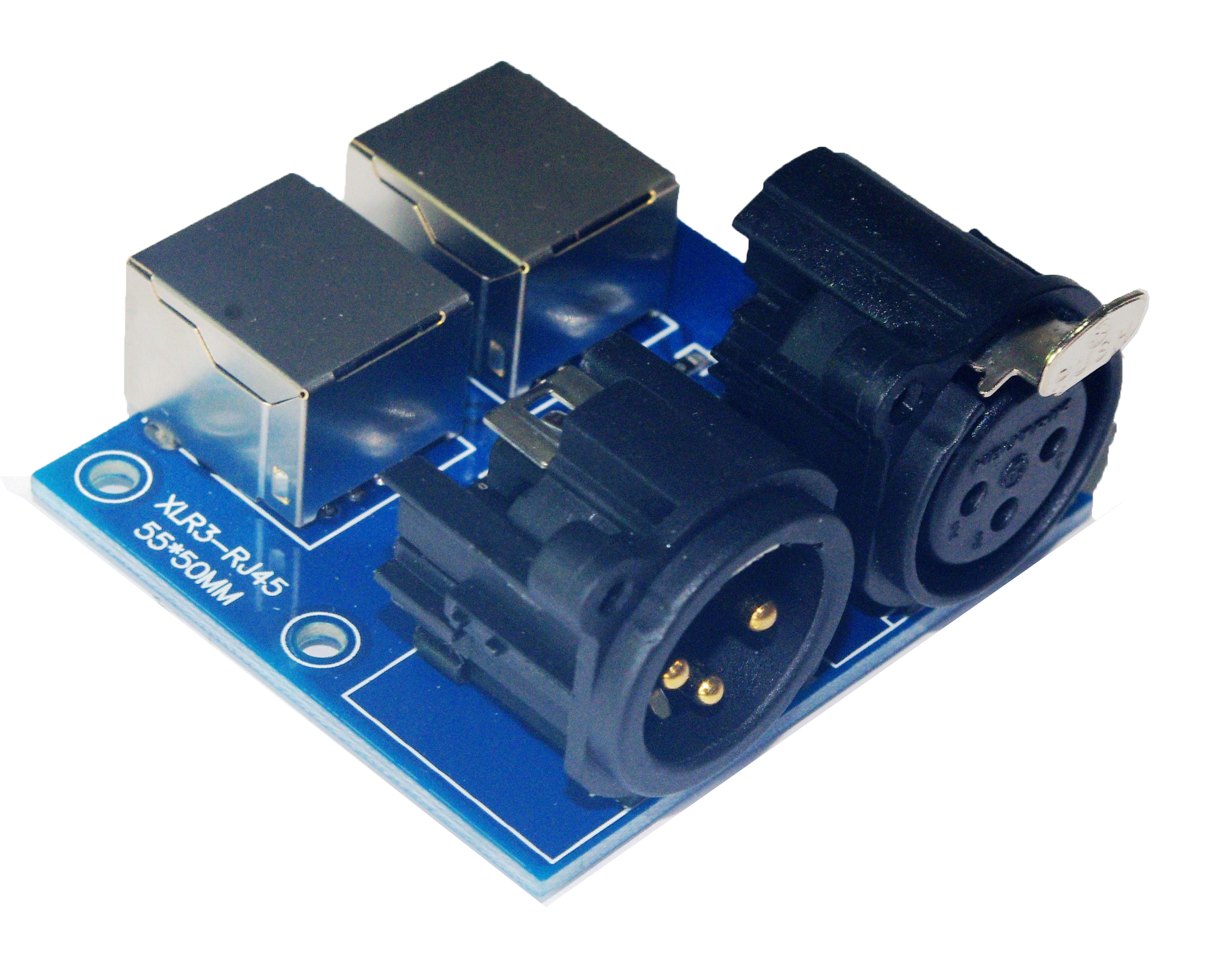 XLR3-RJ45 Adapter Board 3-Pin XLR to RJ45 DMX512 RS485 Wiring Converter,Whymelighting – Pro LED Strips & Diffused Blocks, Factory Direct,XLR3-RJ45 Adapter Board 3-Pin XLR to RJ45 DMX512 RS485 Wiring Converter