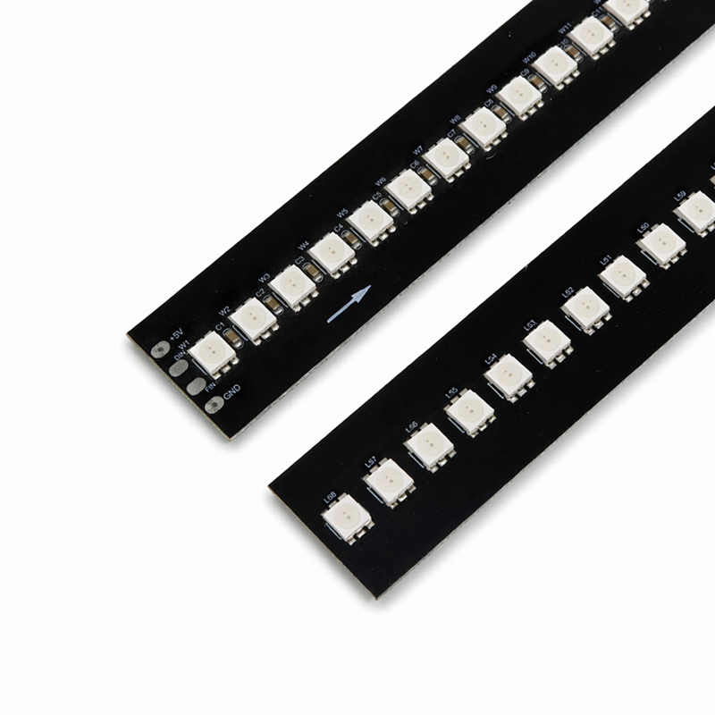 17.5mm SK6813 144LED Double Side RGB Meteor Tube PCB 12V,Whymelighting – Pro LED Strips & Diffused Blocks, Factory Direct,17.5mm SK6813 144LED Double Side RGB Meteor Tube PCB 12V