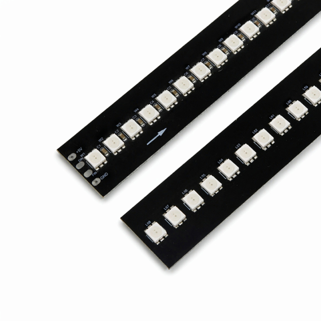 17.5mm SK6813 144LED Double Side RGB Meteor Tube PCB 12V,Whymelighting – Pro LED Strips & Diffused Blocks, Factory Direct,17.5mm SK6813 144LED Double Side RGB Meteor Tube PCB 12V