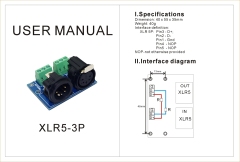 XLR5-3P 5-Pin XLR Breakout Board, XLR5 IN/OUT to Screw Terminal Adapter,Whymelighting – Pro LED Strips & Diffused Blocks, Factory Direct,XLR5-3P 5-Pin XLR Breakout Board, XLR5 IN/OUT to Screw Terminal Adapter