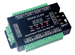 WS24LULED 24CH DMX512 LED Decoder DC5V-24V 8 Group RGB Common Anode Controller,Whymelighting – Pro LED Strips & Diffused Blocks, Factory Direct,WS24LULED 24CH DMX512 LED Decoder DC5V-24V 8 Group RGB Common Anode Controller