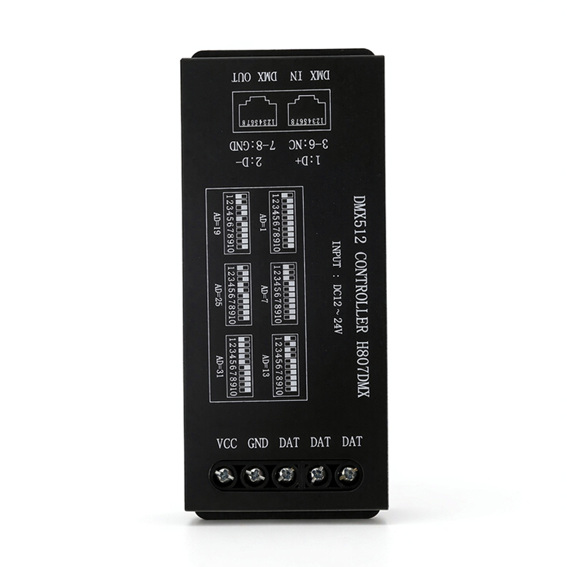 H807DMX DMX512 to SPI Decoder for WS2811 SK6812 Pixel LED,Whymelighting – Pro LED Strips & Diffused Blocks, Factory Direct,H807DMX DMX512 to SPI Decoder for WS2811 SK6812 Pixel LED