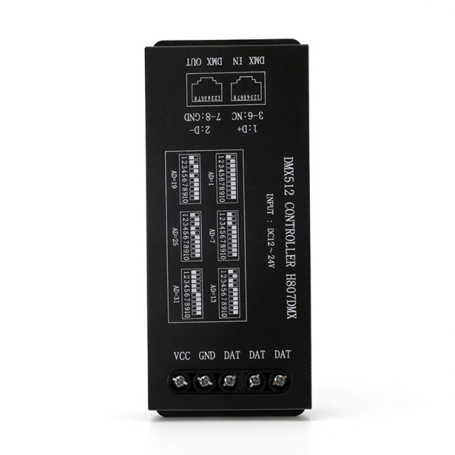 H807DMX DMX512 to SPI Decoder for WS2811 SK6812 Pixel LED,Whymelighting – Pro LED Strips & Diffused Blocks, Factory Direct,H807DMX DMX512 to SPI Decoder for WS2811 SK6812 Pixel LED