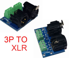 XLR3-3P 3-Pin XLR Breakout Board XLR Jack to Terminal Block Adapter for DMX512,Whymelighting – Pro LED Strips & Diffused Blocks, Factory Direct,XLR3-3P 3-Pin XLR Breakout Board XLR Jack to Terminal Block Adapter for DMX512
