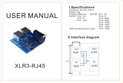 XLR3-RJ45 Adapter Board 3-Pin XLR to RJ45 DMX512 RS485 Wiring Converter,Whymelighting – Pro LED Strips & Diffused Blocks, Factory Direct,XLR3-RJ45 Adapter Board 3-Pin XLR to RJ45 DMX512 RS485 Wiring Converter